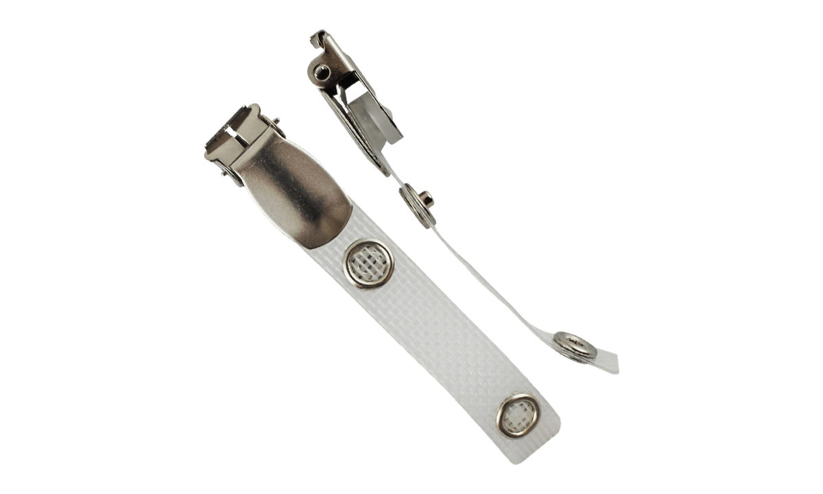 Suspender Clip with Reinforced Vinyl Strap