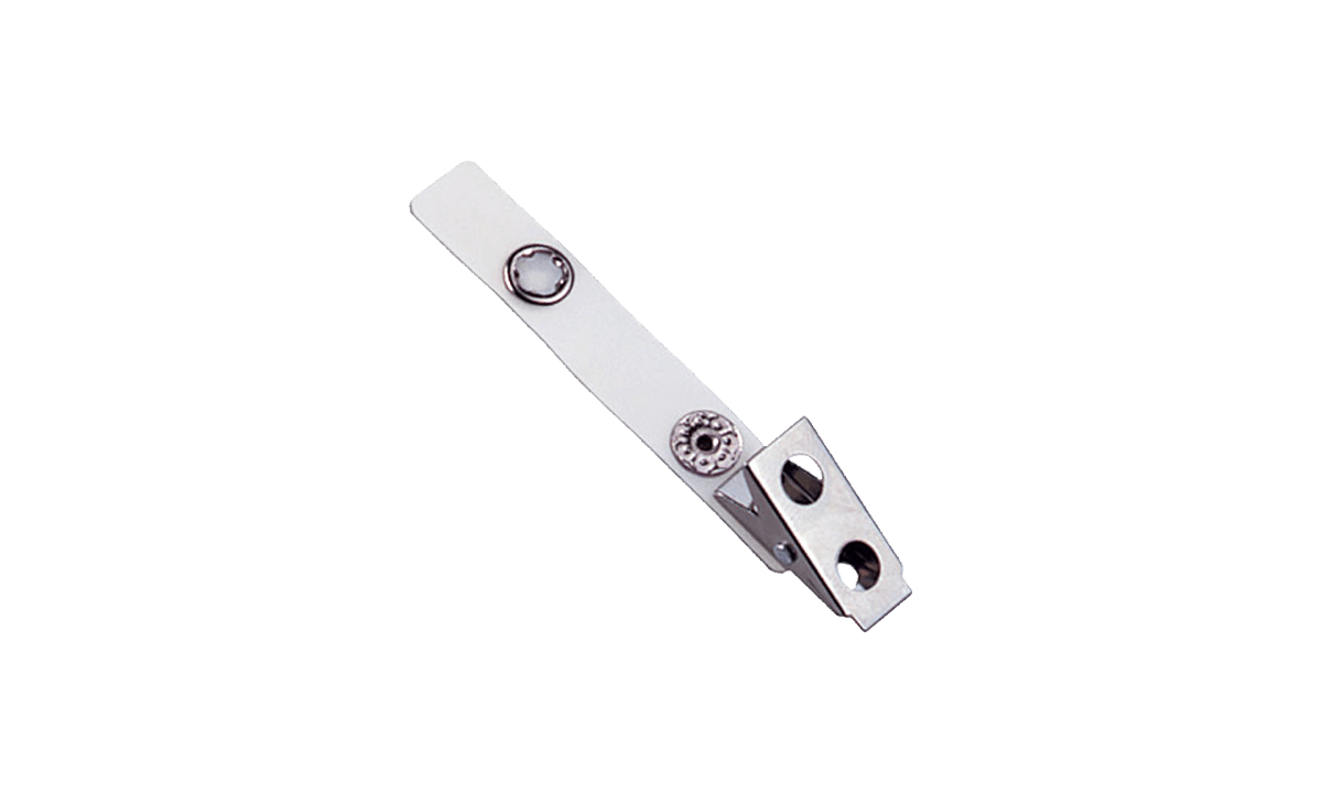 Crocodile Clip with Reinforced Vinyl Strap