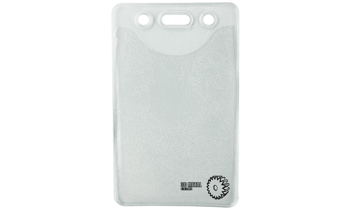 Custom Textured Vinyl Badge Holder - Credit Card Size (CR80)