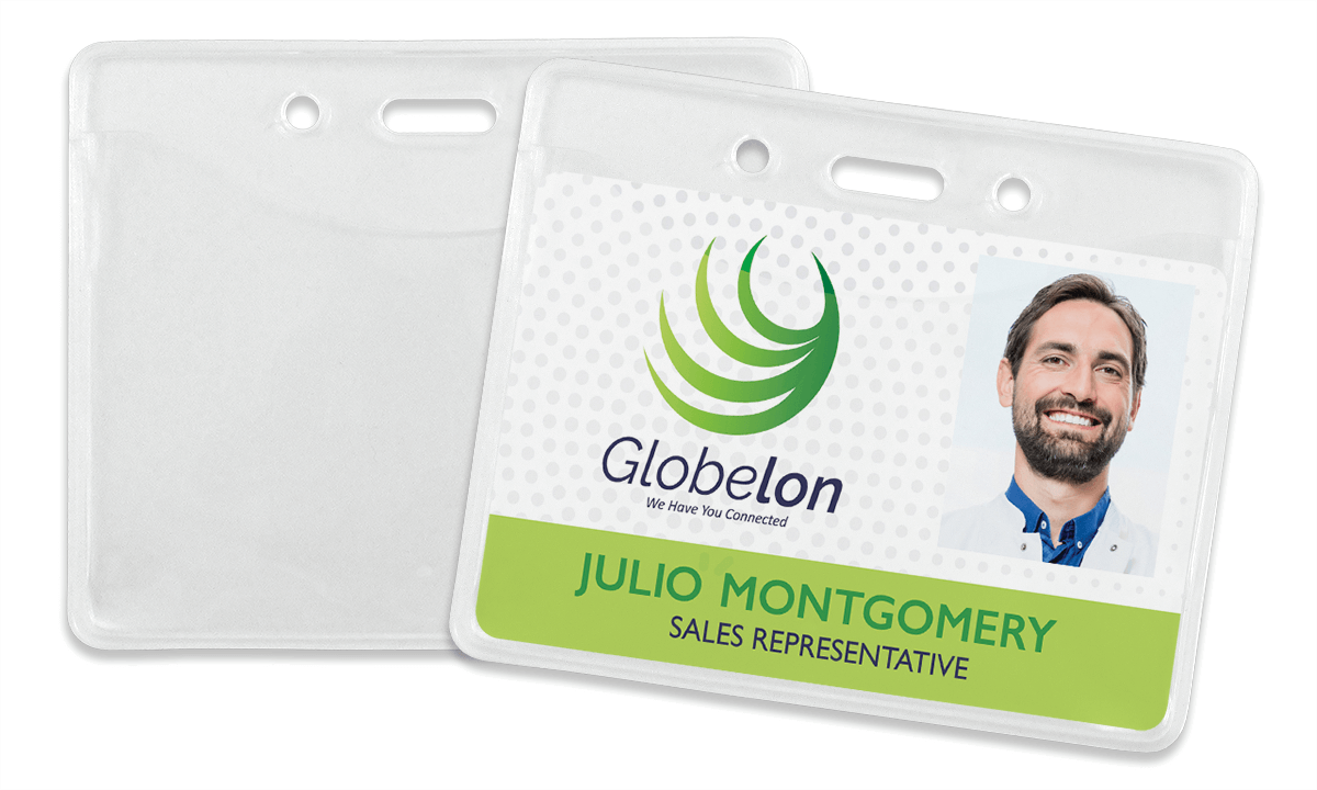 Pureclear Vinyl Badge Holder - Credit Card Size (CR80)