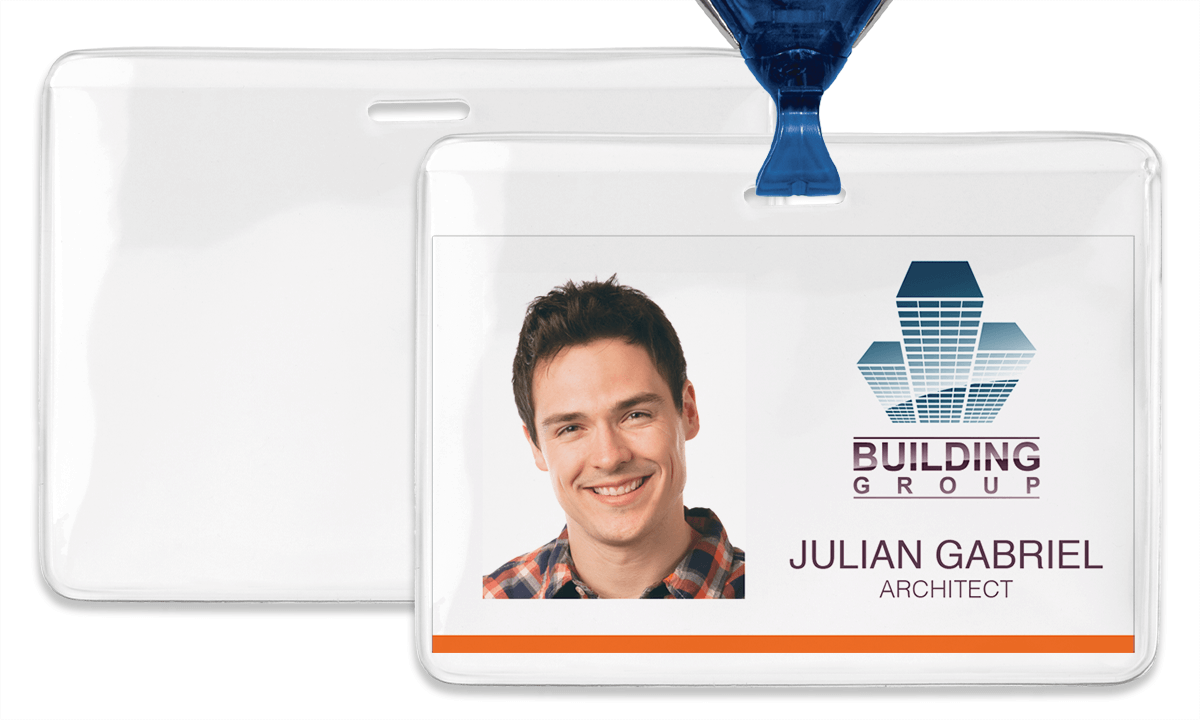 Anti-Print Transfer Vinyl Badge Holder - Credit Card Size (CR80)