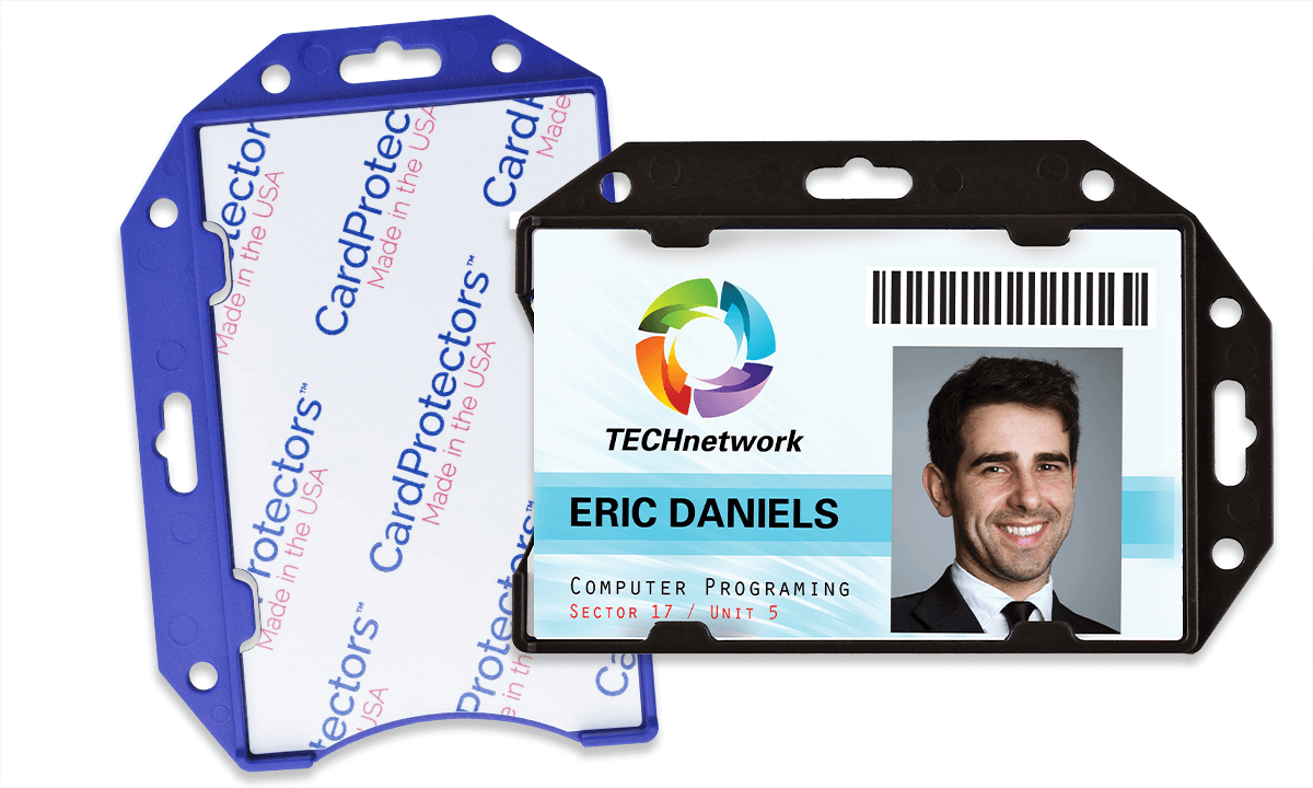 Open-Face Proximity Card Holder for 1 ID Card