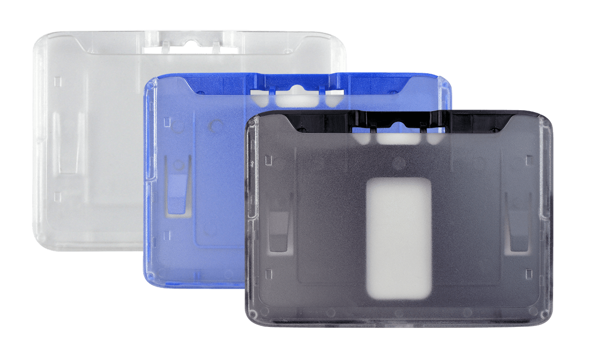 B-Holder Horizontal Rigid Thumb Notch Single Card-Holder