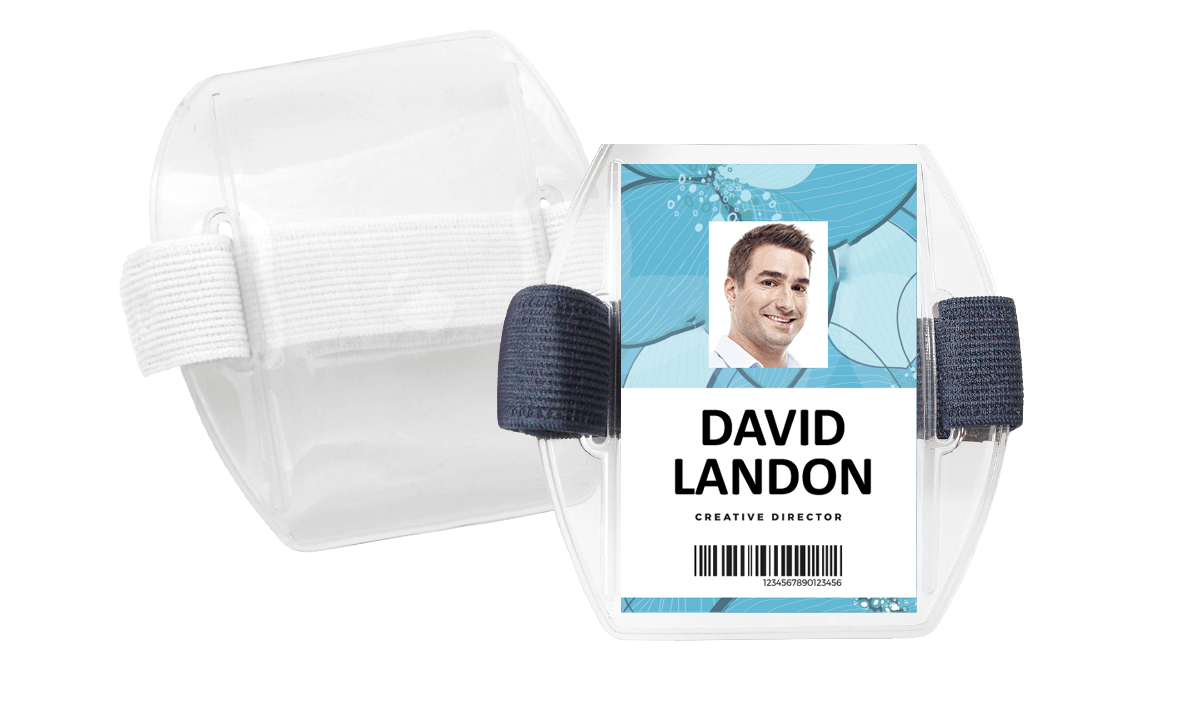 Armband Badge Holder with Strap