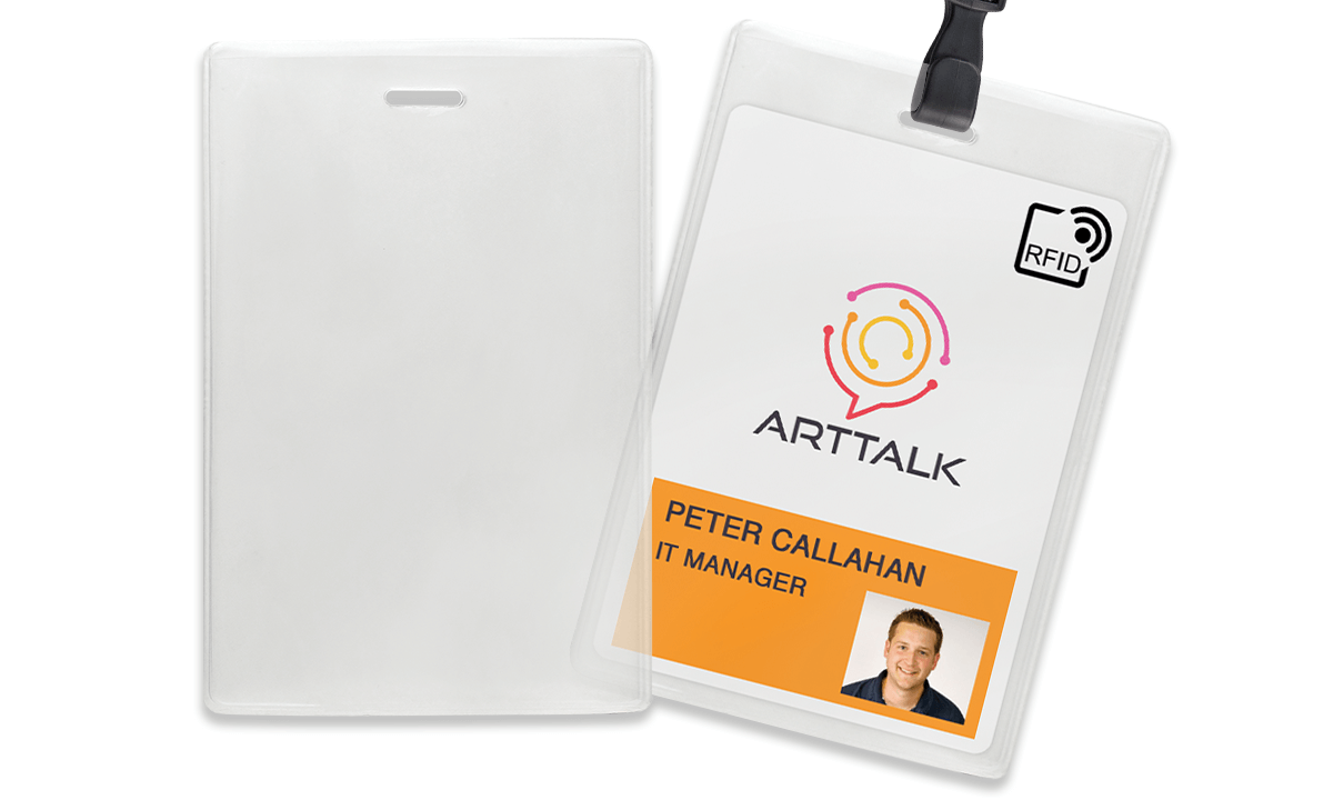 Vinyl Proximity Badge Holder - 77 x 106 mm Insert