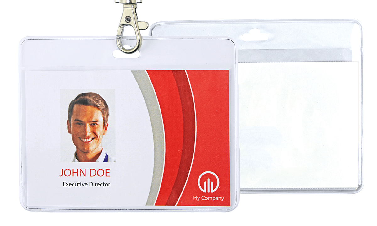 Vinyl Badge Holder - 105 x 70 mm Insert