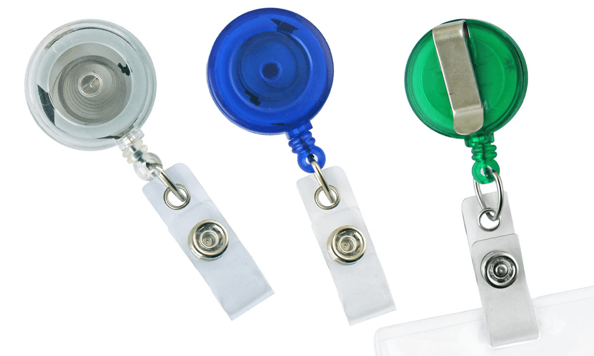 Round Translucent Badge-Reel