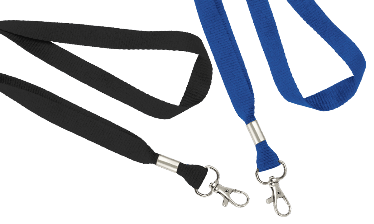 Flat 15mm Lanyards with Trigger Hook