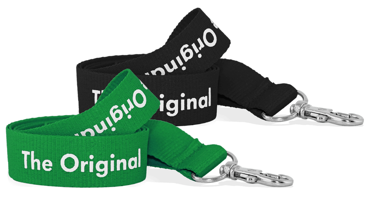 Custom 20mm Ribbed Polyester Lanyards - One Colour Print