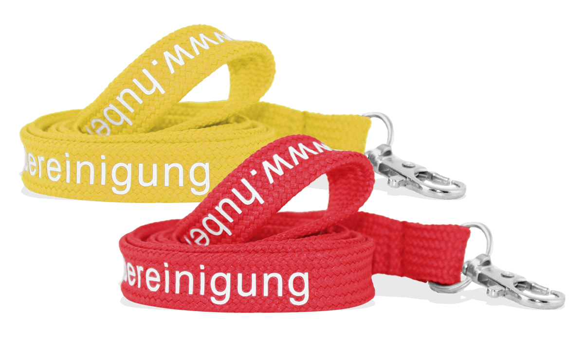 Custom 15mm Tubular Lanyards - One Colour Print