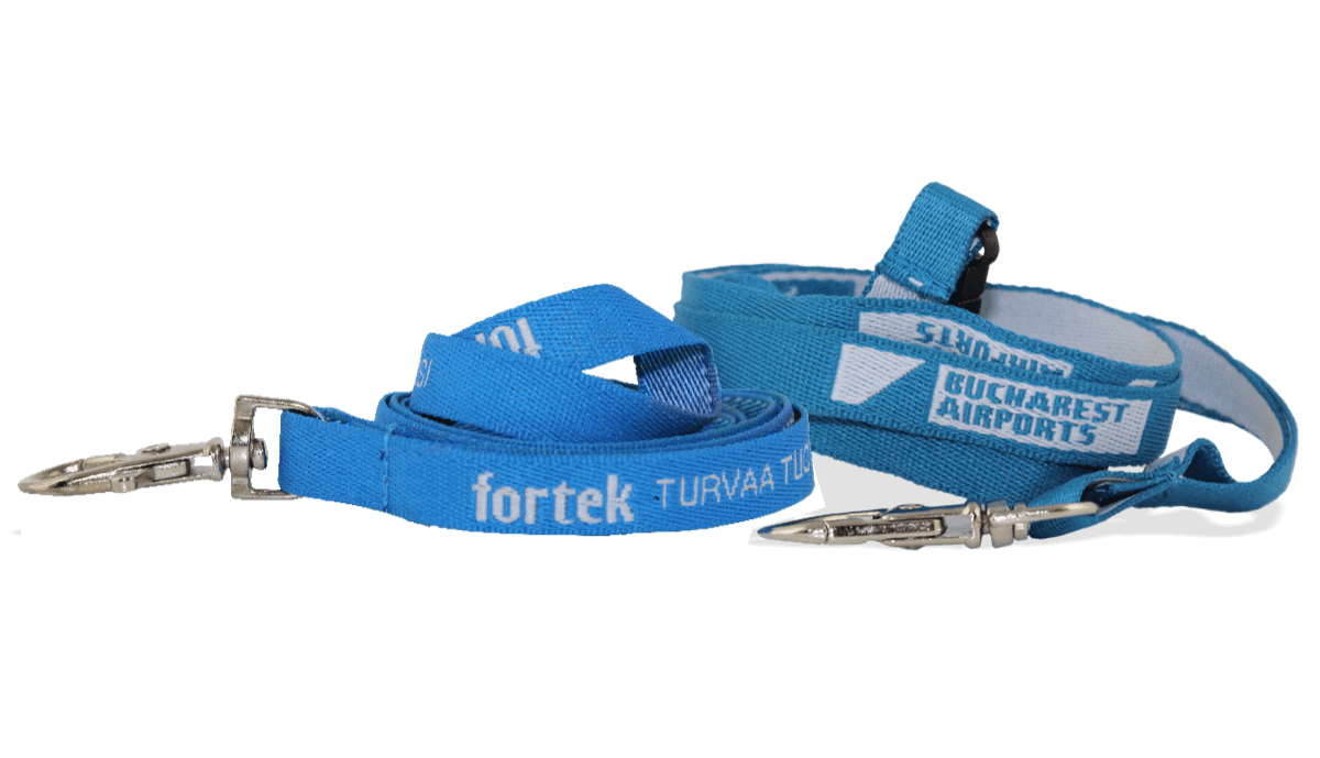 Custom 10mm Woven Lanyards - One Colour Print