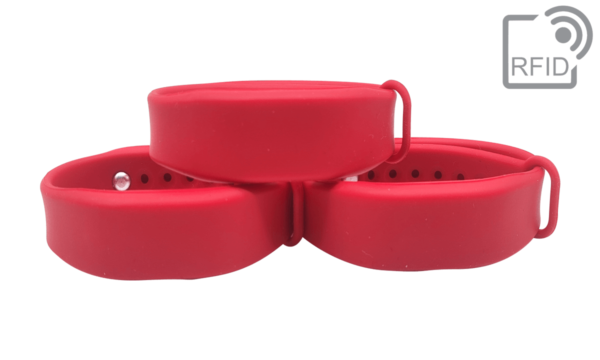 RFID Wristbands Silicone Slim Watch