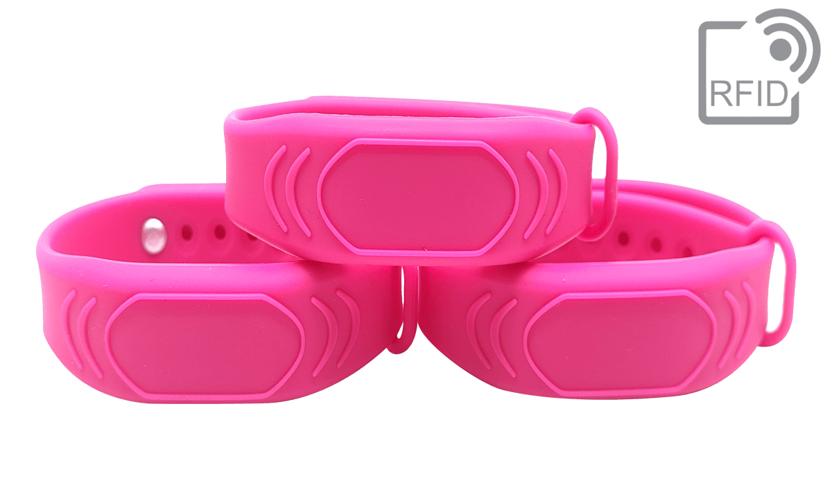 RFID Wristband Silicone Silm 3D Watch