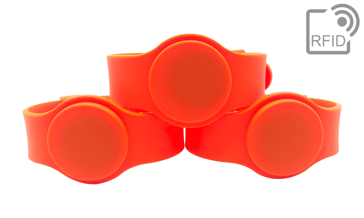 RFID Wristband Silicone Round Watch