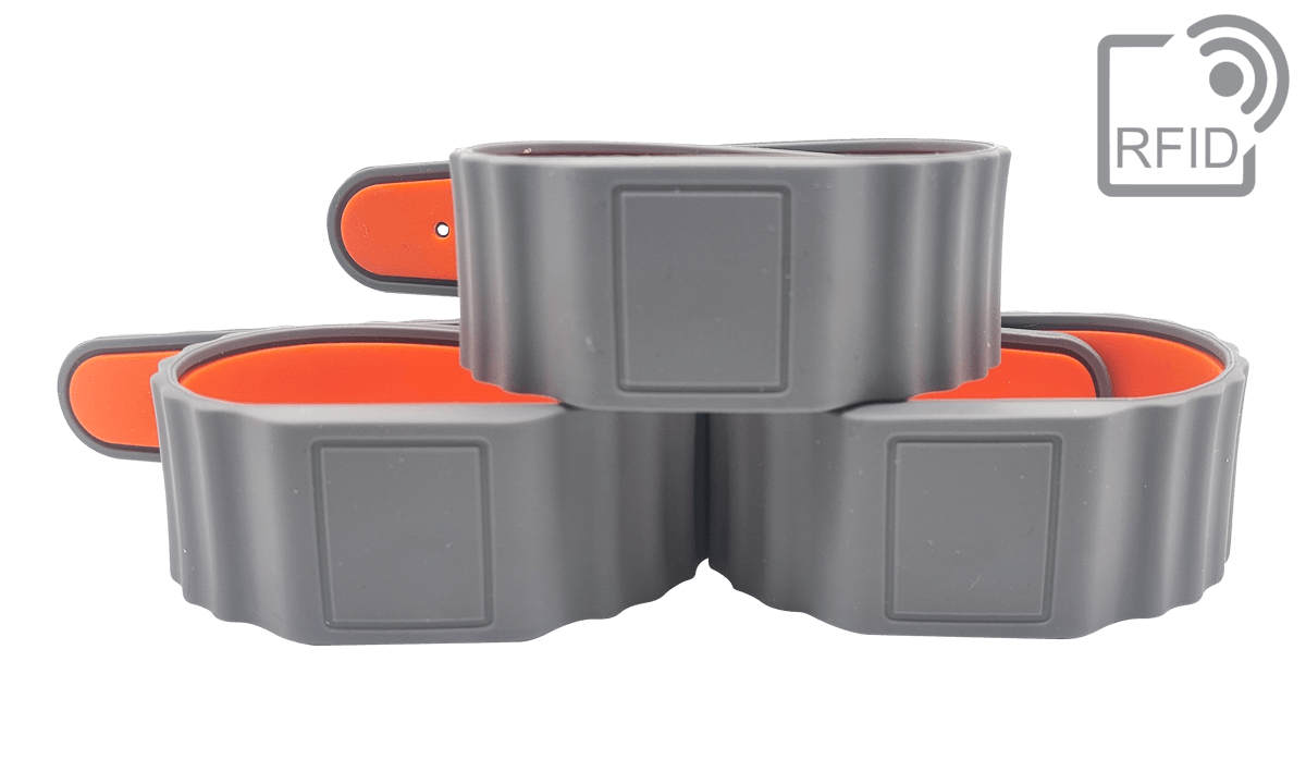 RFID Wristband Silicone Square watch