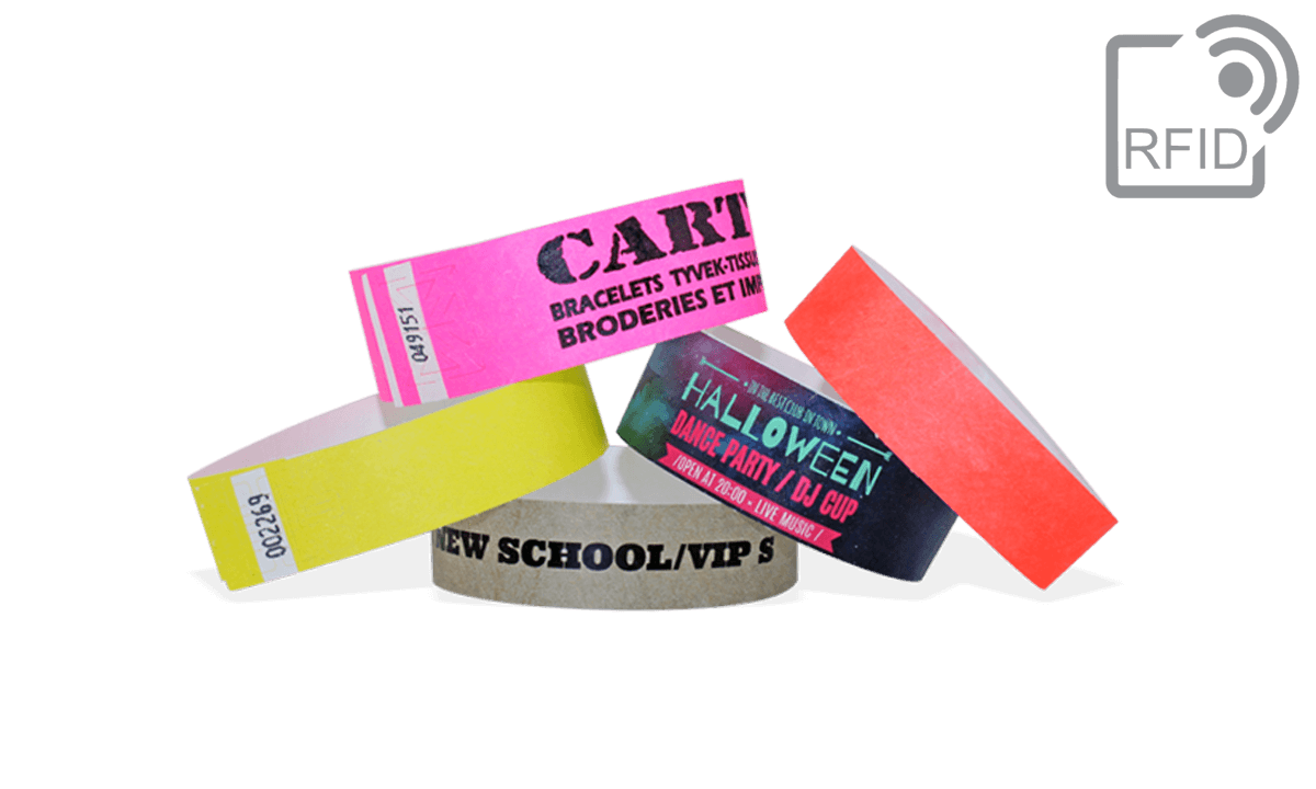 Tyvek RFID Wristbands