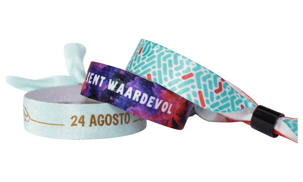 EXPRESS Smooth Satin wristbands with plastic sliding clip closure, Oslo