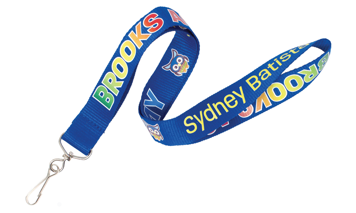 Custom 25mm True Color Lanyards - Full Colour Print
