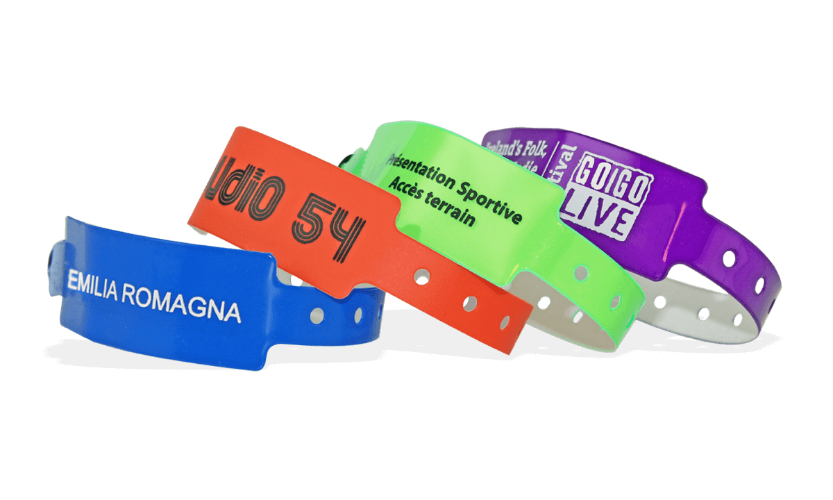 Custom Vinyl wristbands 25 mm