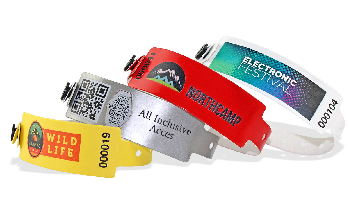 Custom Full-Colour Vinyl wristbands 25 mm