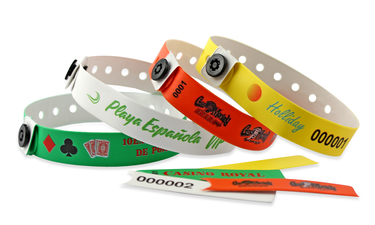 Custom Full-Colour Vinyl wristbands 13 mm