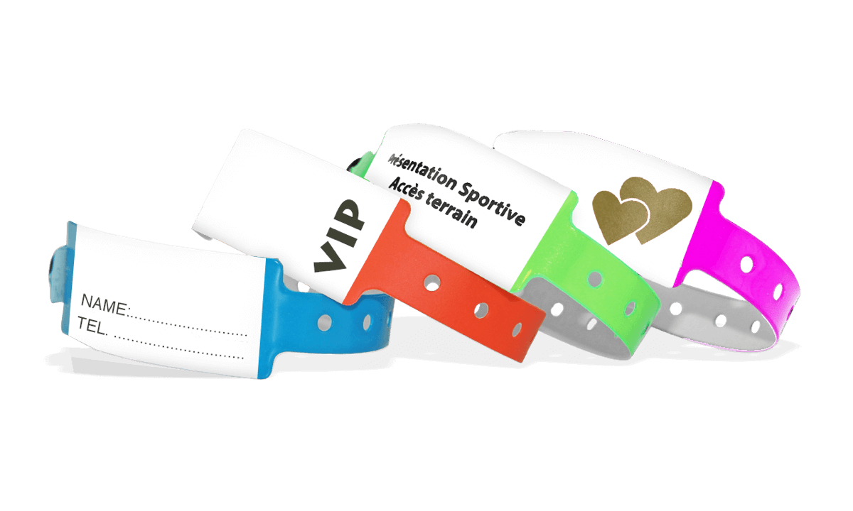 Custom Write-On Vinyl wristbands 25 mm