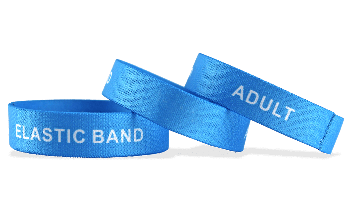Custom Stretch Wristbands, Large Size