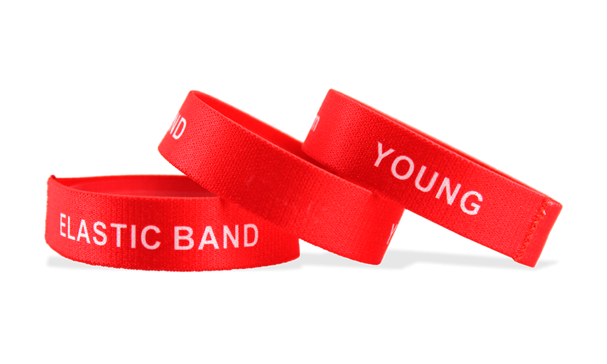Custom Stretch Wristbands, Medium Size
