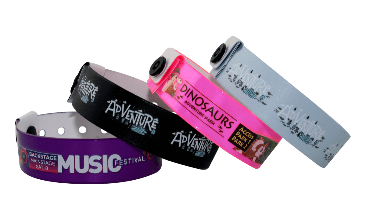 Custom Full-Colour Vinyl Wristbands, 19 mm