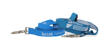 Custom 10mm Woven Lanyards - One Colour Print