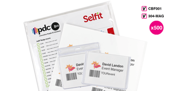Badge Holder Inserts 100 x 78 mm, 500 inserts