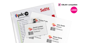 Badge Holder Inserts 105 x 65 mm, 500 inserts