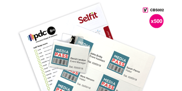 Badge Holder Inserts 90 x 65 mm, 500 inserts