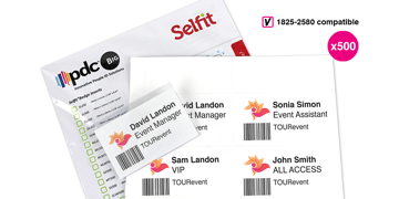 Badge Holder Inserts 90 x 55 mm, 500 inserts