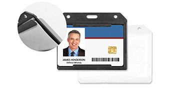 2-Sided Horizontal Open Face Multi-Card Holder