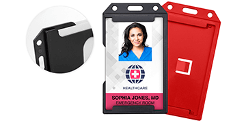 2-Sided Vertical Open Face Multi-Card Holder