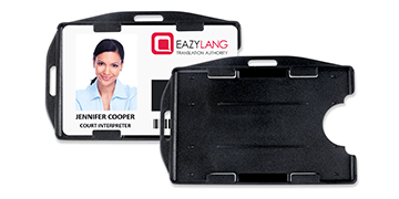 Muti-Directional Rigid Two-Card Open-Face Card Holder