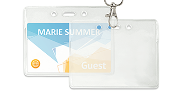 Vinyl Proximity Badge Holder - Credit Card Size (CR80)