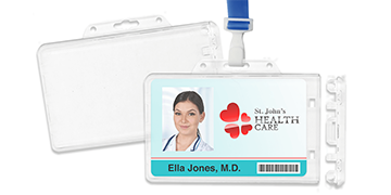 Horizontal Rigid Perma-Lock Multi-Card Holder - Clear