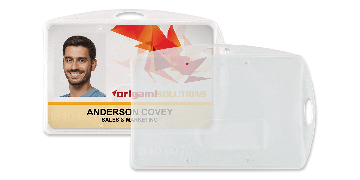 Semi-Rigid Multi-Card Holder with Thumb Notch - Frosted