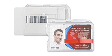 Premium Horizontal Rigid One-Card Holder with Slider