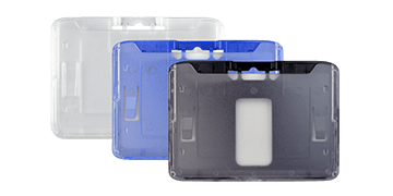 B-Holder Horizontal Rigid Thumb Notch Single Card-Holder