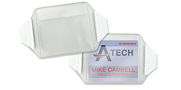 Horizontal Vinyl Armband Holder