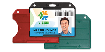 Horizontal Open Face One-Card Holder