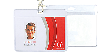 Vinyl Badge Holder - 105 x 70 mm Insert