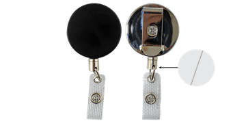 Heavy-Duty Badge-Reel with Steel Wire & Reinforced Vinyl Strap