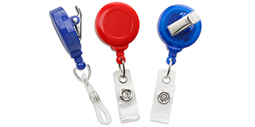 Round No-twist Badge-Reel with Swivel Back-Clip