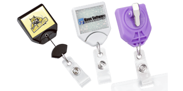 Custom Twist-Free B-Reel Badge-Reel with Swivel Snap Clip