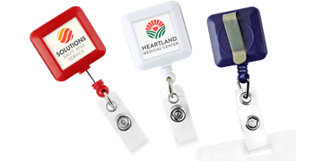 Custom Square Badge-Reel