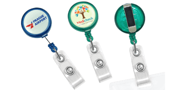 Custom Translucent Round Maxlabel Badge-Reel